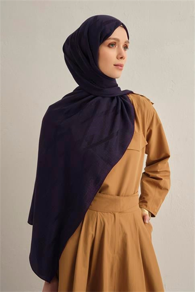 Armine Lyocell Naia Zikzak Desen Şal  1- 03
