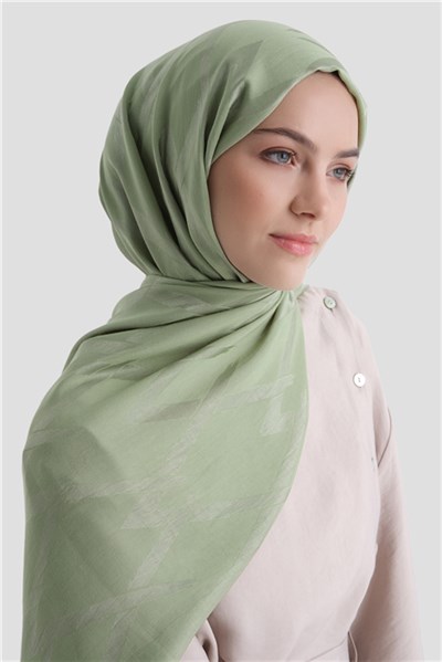 Armine Lyocell Naia Zikzak Desen Şal  1- 55