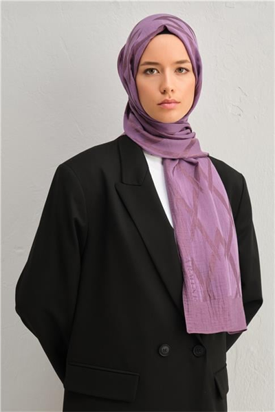 Armine Lyocell Naia Zikzak Desen Şal 1113-28