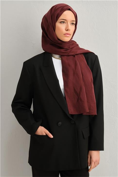 Armine Lyocell Naia Zikzak Desen Şal 1110-29
