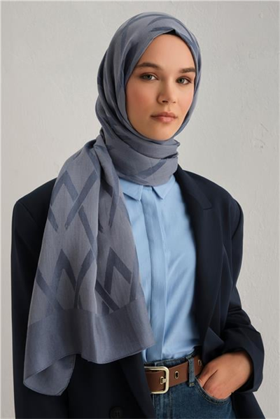 Armine Lyocell Naia Zikzak Desen Şal 1113-30