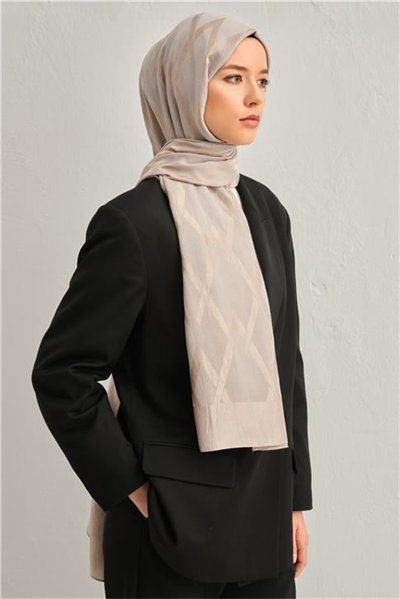 Armine Lyocell Naia Zikzak Desen Şal 1113-8