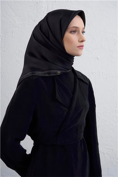 Armine Monogram Desenli Saf İpek Twill Eşarp 9401D 52