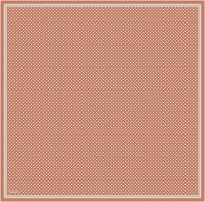 Armine Monogram Desenli Saf İpek Twill Eşarp 9345D 05