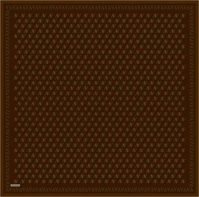 Armine Monogram Desenli Saf İpek Twill Eşarp 9412D 84