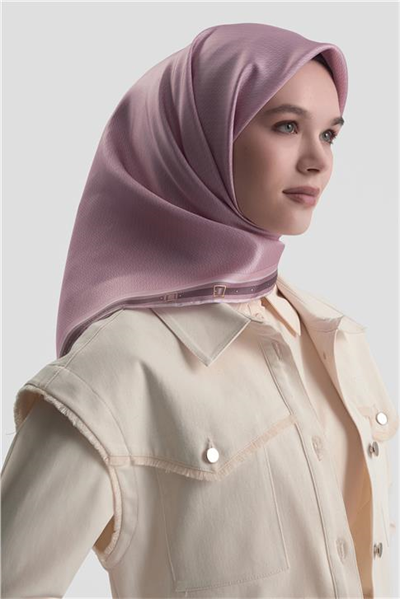 Armine Monogram Desenli Saf İpek Twill Eşarp 9401D 37