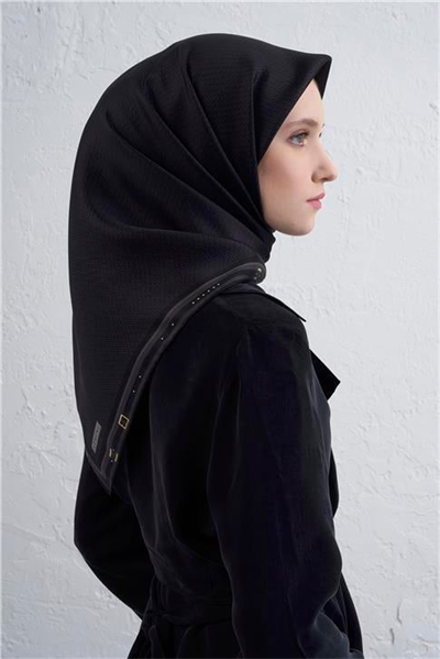 Armine Monogram Desenli Saf İpek Twill Eşarp 9401D 52