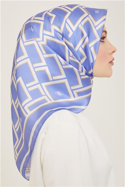 Armine Monogram Desenli Sura İpek Eşarp 24Ya9132 55 80