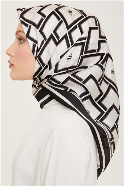 Armine Monogram Desenli Sura İpek Eşarp 24Ya9132 55 86