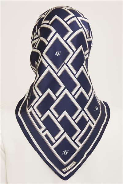 Armine Monogram Desenli Sura İpek Eşarp 24Ya9132 55 88