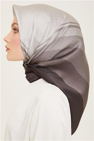 Armine Monogram Desenli Twill İpek Eşarp 24Ya9111 85 03