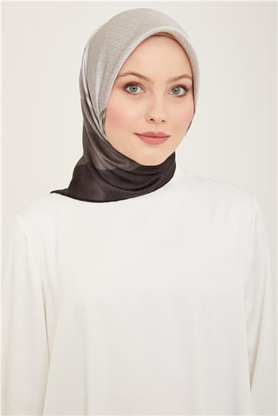 Armine Monogram Desenli Twill İpek Eşarp 24Ya9111 85 03