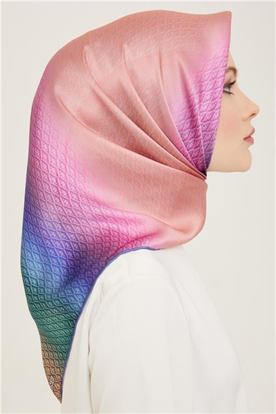 Armine Monogram Desenli Twill İpek Eşarp 24Ya9104 52 03