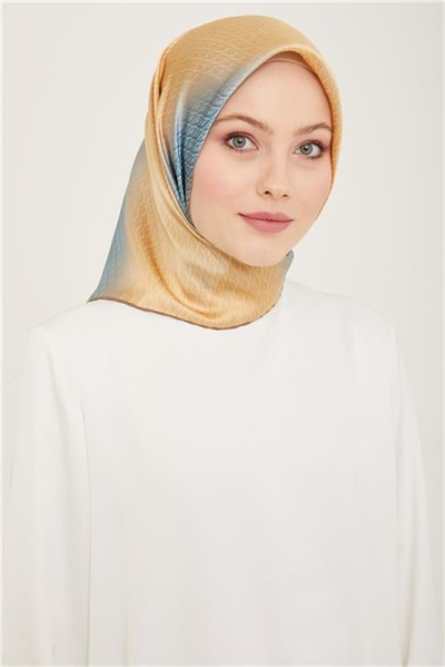 Armine Monogram Desenli Twill İpek Eşarp 24Ya9104 52 09
