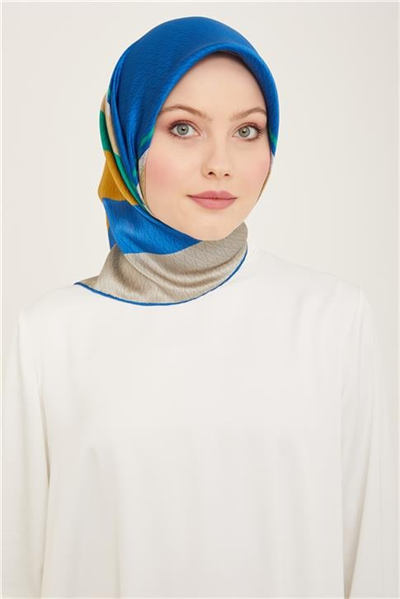 Armine Monogram Desenli Twill İpek Eşarp 24Ya9111 85 85