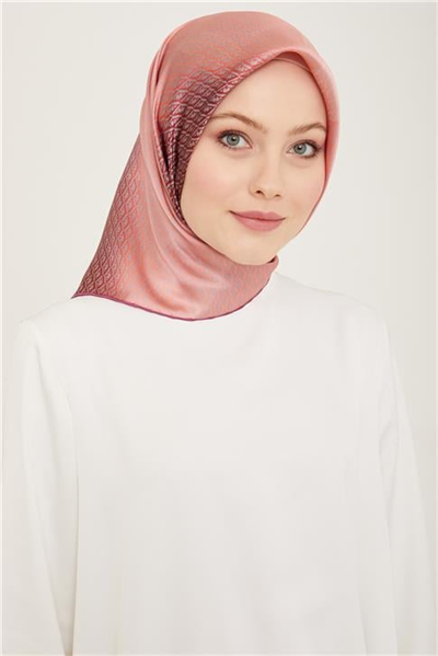 Armine Monogram Desenli Twill İpek Eşarp 24Ya9104 52 10
