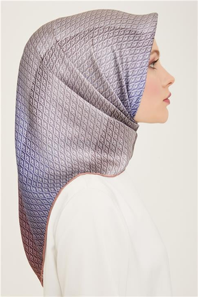 Armine Monogram Desenli Twill İpek Eşarp 24Ya9104 52 85