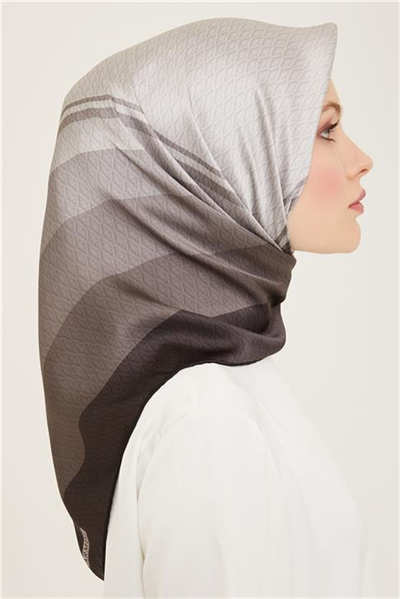 Armine Monogram Desenli Twill İpek Eşarp 24Ya9111 85 03