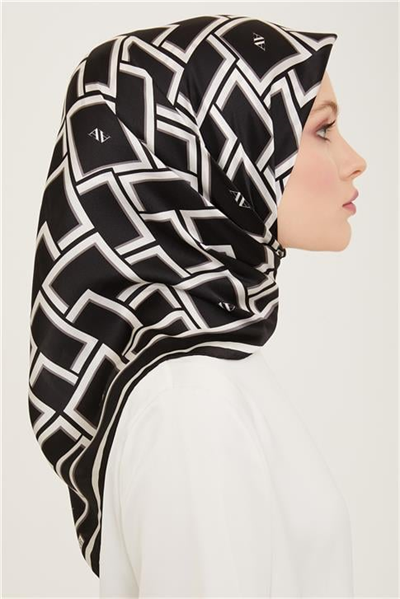 Armine Monogram Desenli Twill İpek Eşarp 24Ya9132 85 87