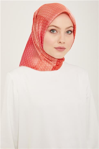 Armine Monogram Desenli Twill İpek Eşarp 24Ya9104 52 52