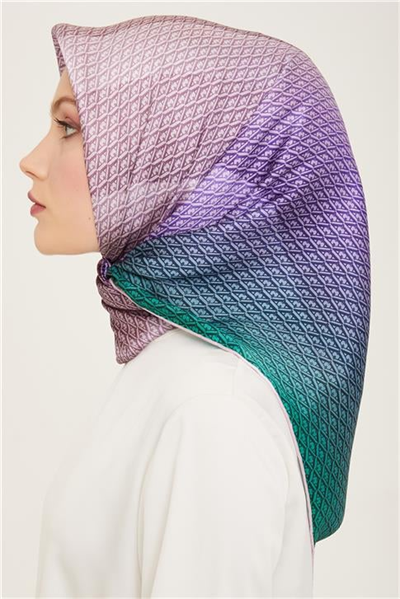 Armine Monogram Desenli Twill İpek Eşarp 24Ya9104 52 83