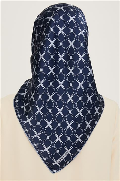 Armine Monogram Desenli Twill Saf İpek Eşarp 9207D 33