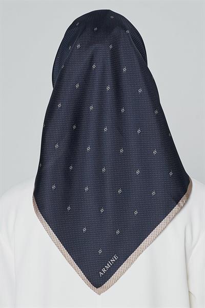 Armine Nostalji Serisi Twill İpek Eşarp 8259D-09