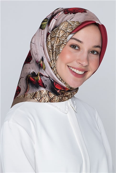 Armine Nostalji Sura İpek Eşarp 18Ya4533 10 10