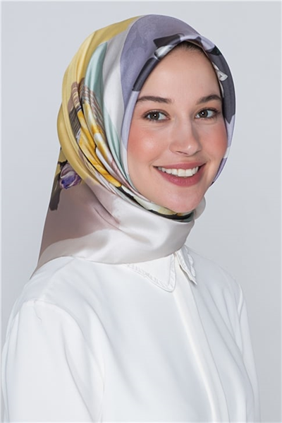 Armine Nostalji Twill İpek Eşarp 18Ya0642 82