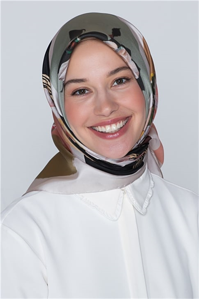 Armine Nostalji Twill İpek Eşarp 18Ya0642 12