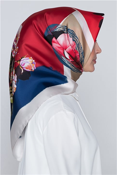 Armine Nostalji Twill İpek Eşarp 18Ya0642 35