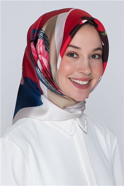 Armine Nostalji Twill İpek Eşarp 18Ya0642 35