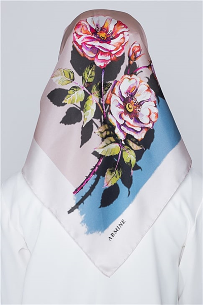 Armine Nostalji Twill İpek Eşarp 18Ya0642 34