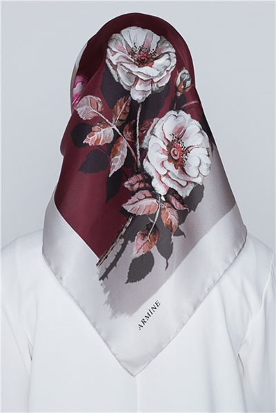 Armine Nostalji Twill İpek Eşarp 18Ya0642 80