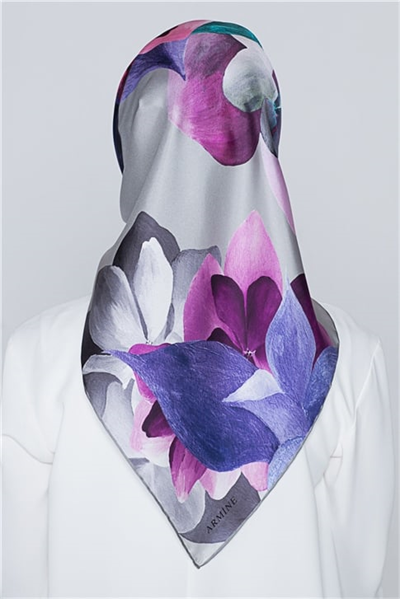 Armine Nostalji Twill İpek Eşarp 18Ya2805 11