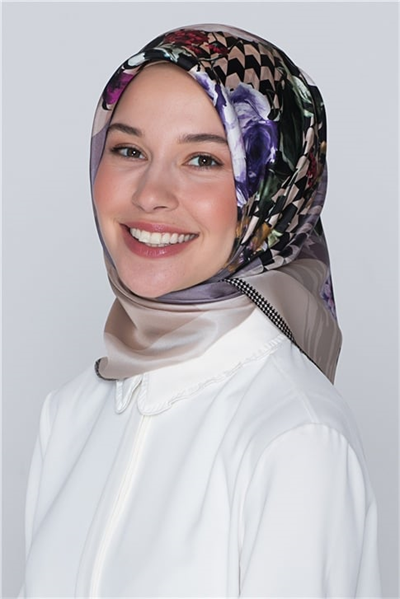 Armine Nostalji Twill İpek Eşarp 18Ya2816 11