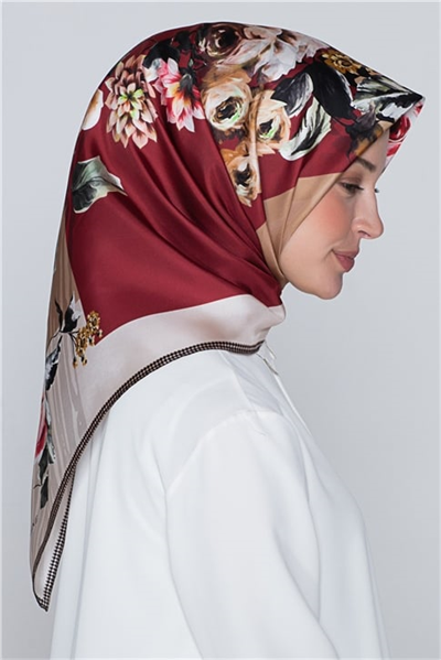 Armine Nostalji Twill İpek Eşarp 18Ya2816 10