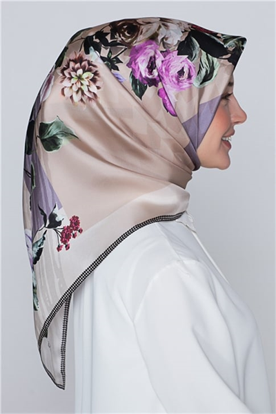 Armine Nostalji Twill İpek Eşarp 18Ya2816 11