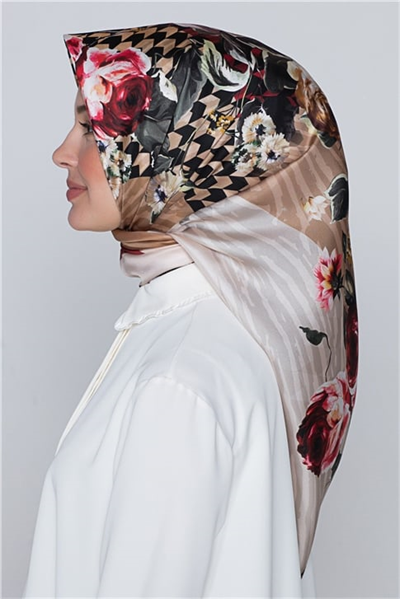 Armine Nostalji Twill İpek Eşarp 18Ya2816 10