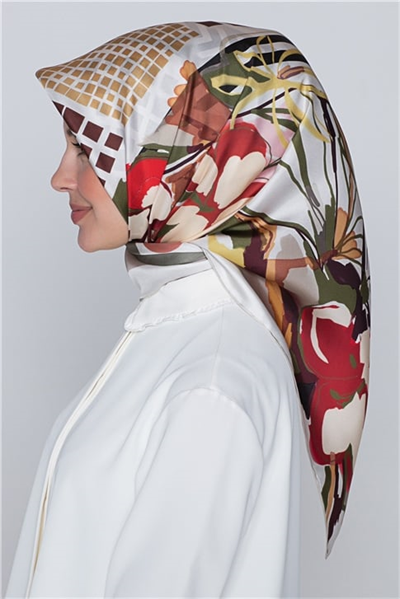 Armine Nostalji Twill İpek Eşarp 18Ya2824 33