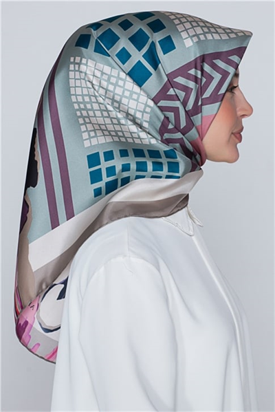 Armine Nostalji Twill İpek Eşarp 18Ya2824 15