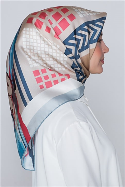 Armine Nostalji Twill İpek Eşarp 18Ya2824 13