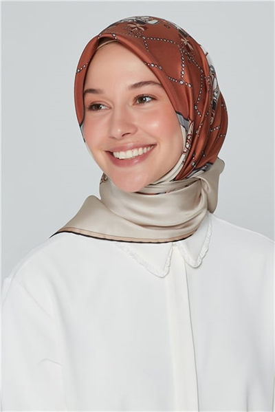 Armine Nostalji Twill İpek Eşarp 18Ya3736 31