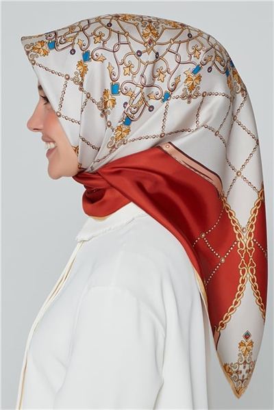 Armine Nostalji Twill İpek Eşarp 18Ya3736 01
