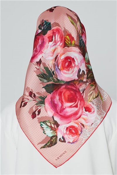 Armine Nostalji Twill İpek Eşarp 18Ya4513 3 01