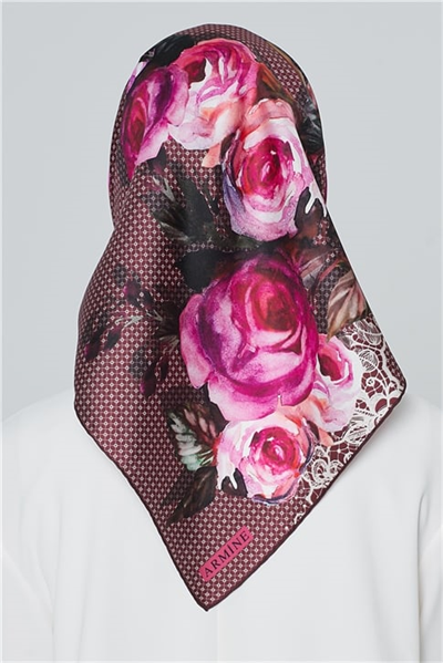 Armine Nostalji Twill İpek Eşarp 18Ya4513 3 81