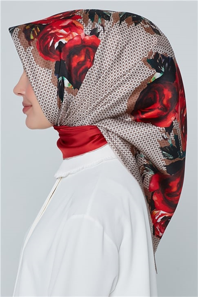 Armine Nostalji Twill İpek Eşarp 18Ya4513 3 03