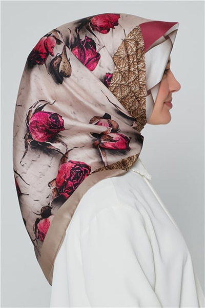 Armine Nostalji Twill İpek Eşarp 18Ya4533 11