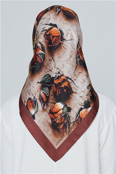 Armine Nostalji Twill İpek Eşarp 18Ya4533 33