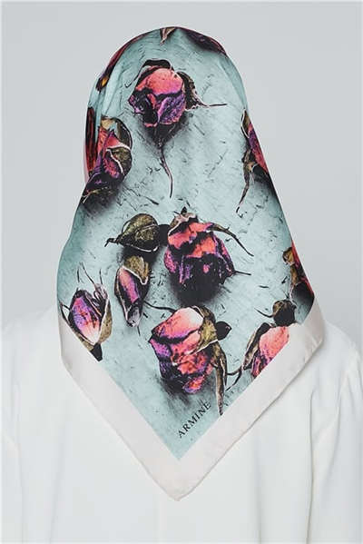 Armine Nostalji Twill İpek Eşarp 18Ya4533 38